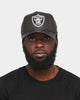 New Era Las Vegas Raiders 'PU Leather' 9FORTY K-Frame Black Leather