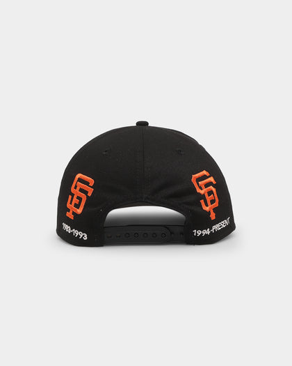 New Era San Francisco Giants 'Logo Evolution' Golfer Snapback Collection Black