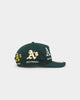 New Era Oakland Athletics 'Logo Evolution' Golfer Snapback Collection Dark Green