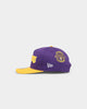 New Era Los Angeles Lakers 'Chenille' Golfer Snapback Purple