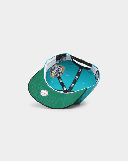 New Era Florida Marlins 'Chenille' Golfer Snapback Teal