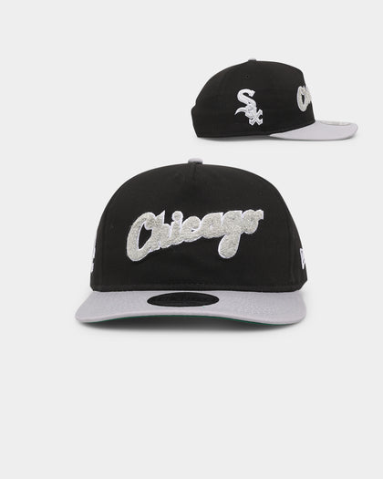 New Era Chicago White Sox 'Chenille' Golfer Snapback Black