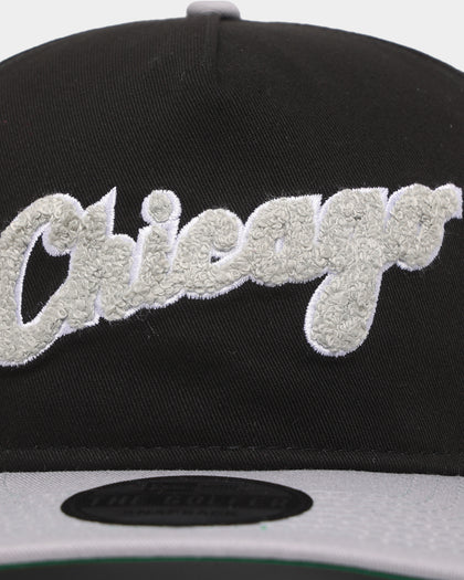 New Era Chicago White Sox 'Chenille' Golfer Snapback Black