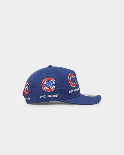 New Era Chicago Cubs 'Logo Evolution' Golfer Snapback Collection Light Royal