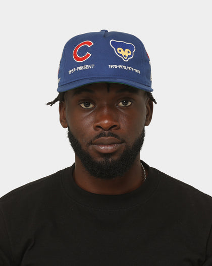 New Era Chicago Cubs 'Logo Evolution' Golfer Snapback Collection Light Royal