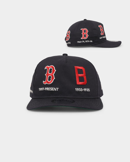 New Era Boston Red Sox 'Logo Evolution' Golfer Snapback Collection Navy