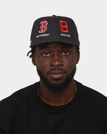 New Era Boston Red Sox 'Logo Evolution' Golfer Snapback Collection Navy