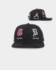 New Era Atlanta Braves 'Logo Evolution' Golfer Snapback Golfer Collection Navy