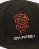 New Era San Francisco Giants 'Logo Evolution' 59FIFTY Fitted Black