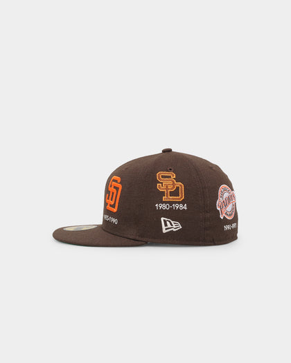 New Era San Diego Padres 'Logo Evolution' 59FIFTY Fitted Brown