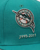 New Era Florida Marlins 'Logo Evolution' 59FIFTY Fitted Teal