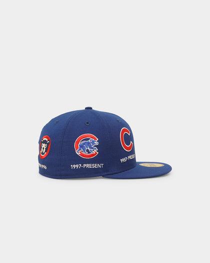New Era Chicago Cubs 'Logo Evolution' 59FIFTY Fitted Light Royal