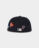 New Era Atlanta Braves 'Chain Stitch Heart' Atlanta Braves 59FIFTY Fitted Multi-Coloured