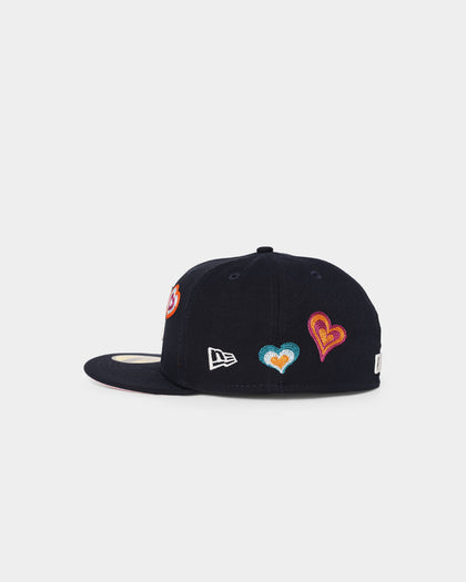 New Era Atlanta Braves 'Chain Stitch Heart' Atlanta Braves 59FIFTY Fitted Multi-Coloured