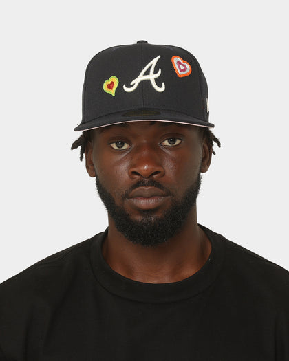 New Era Atlanta Braves 'Chain Stitch Heart' Atlanta Braves 59FIFTY Fitted Multi-Coloured
