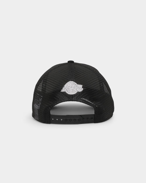 New Era Los Angeles Lakers Rhinestone Trucker 9FORTY A-Frame Snapback Black