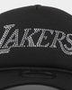 New Era Los Angeles Lakers Rhinestone Trucker 9FORTY A-Frame Snapback Black