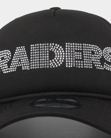 New Era Las Vegas Raiders Rhinestone Trucker 9FORTY A-Frame Snapback Black