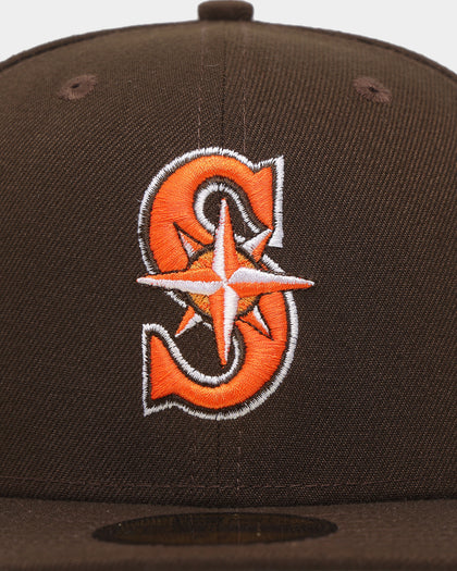 New Era Seattle Mariners 'Walnut Orange' 59FIFTY Fitted Brown/Orange