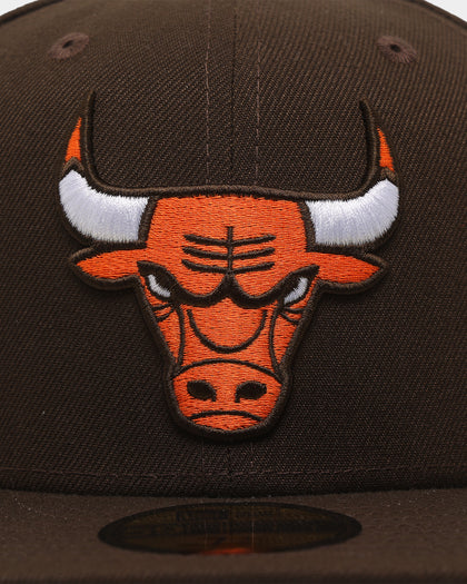 New Era Chicago Bulls 'Walnut Orange' 59FIFTY Fitted Brown/Orange