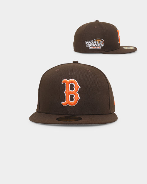 New Era Boston Red Sox 'Walnut Orange' 59FIFTY Fitted Brown/Orange