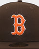 New Era Boston Red Sox 'Walnut Orange' 59FIFTY Fitted Brown/Orange