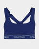 Calvin Klein Women's Athletic Unlined Bralette Blue Depth