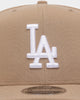 New Era Los Angeles Dodgers 9FIFTY High Profile Retro Crown Snapback Tumbleweed/White