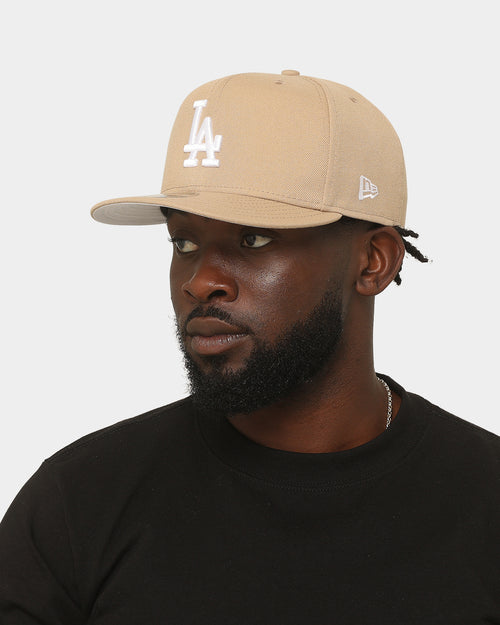 New Era Los Angeles Dodgers 9FIFTY High Profile Retro Crown Snapback Tumbleweed/White