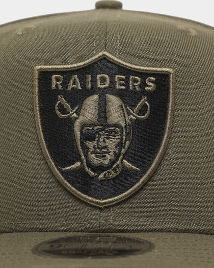 New Era Las Vegas Raiders 'Olive Black' 9FIFTY Snapback Olive/Black