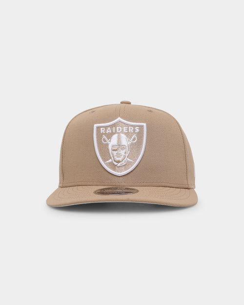 New Era Las Vegas Raiders 9FIFTY High Profile Retro Crown Snapback Tumbleweed/White
