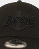 New Era Los Angeles Lakers 'Black On Black' 9FORTY Casual Strapback Black/Black