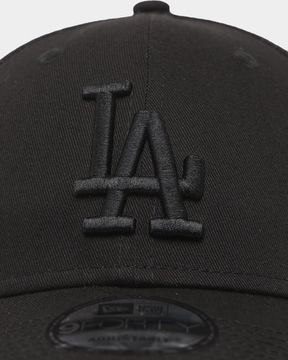 New Era Los Angeles Dodgers 'Black On Black' 9FORTY Casual Strapback Black/Black