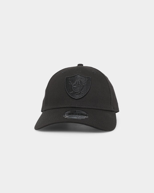 New Era Las Vegas Raiders 'Black On Black' 9FORTY Casual Strapback Black/Black