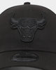 New Era Chicago Bulls 'Black On Black' 9FORTY Casual Strapback Black/Black