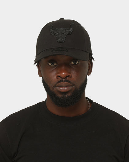 New Era Chicago Bulls 'Black On Black' 9FORTY Casual Strapback Black/Black