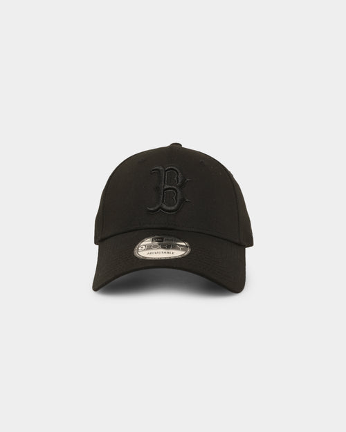 New Era Boston Red Sox 'Black On Black' 9FORTY Casual Strapback Black/Black