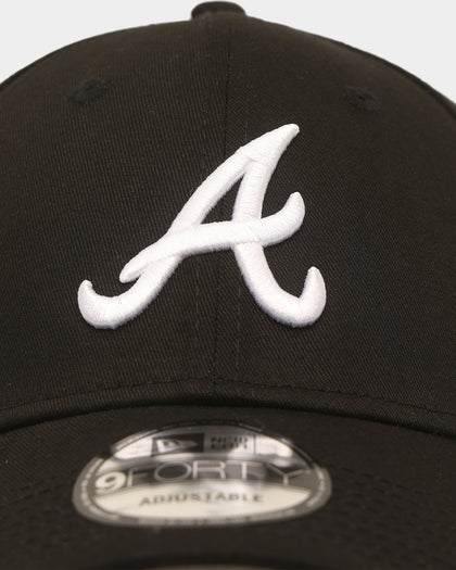 New Era Atlanta Braves Core 9FORTY Casual Strapback Black/White