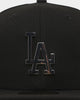New Era Los Angeles Dodgers 'Metal Badge' 59FIFTY Fitted Black/Silver