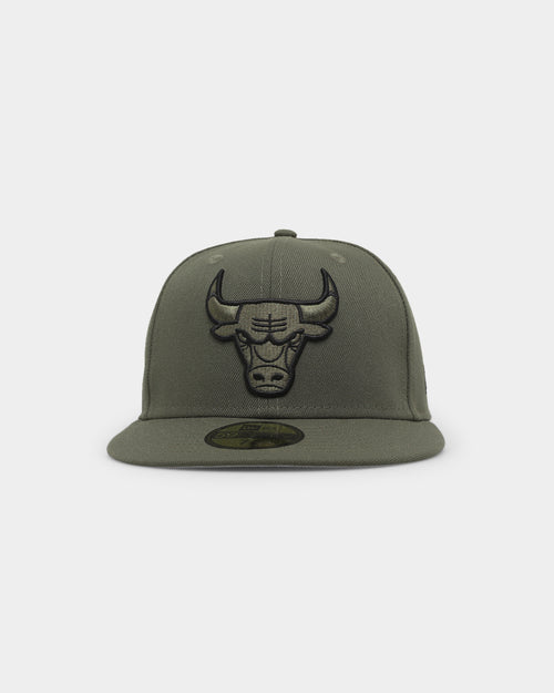New Era Chicago Bulls 'Olive Black' 59FIFTY Fitted Olive/Black