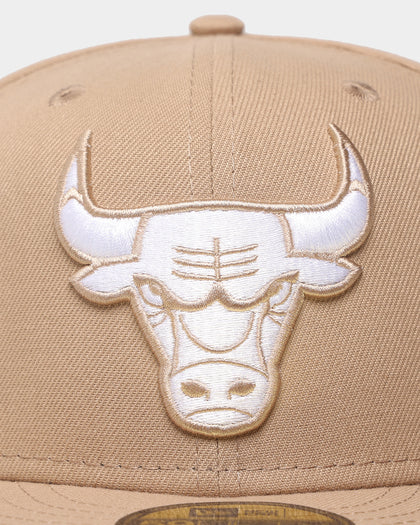 New Era Chicago Bulls "Camel White" 59FIFTY Fitted Tumbleweed/White