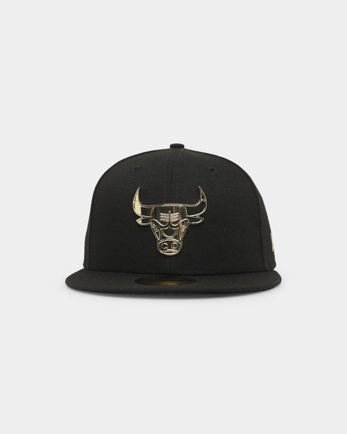 New Era Chicago Bulls 'Black Gold' 59FIFTY Fitted Black/Gold Metallic