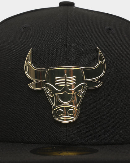 New Era Chicago Bulls 'Black Gold' 59FIFTY Fitted Black/Gold Metallic
