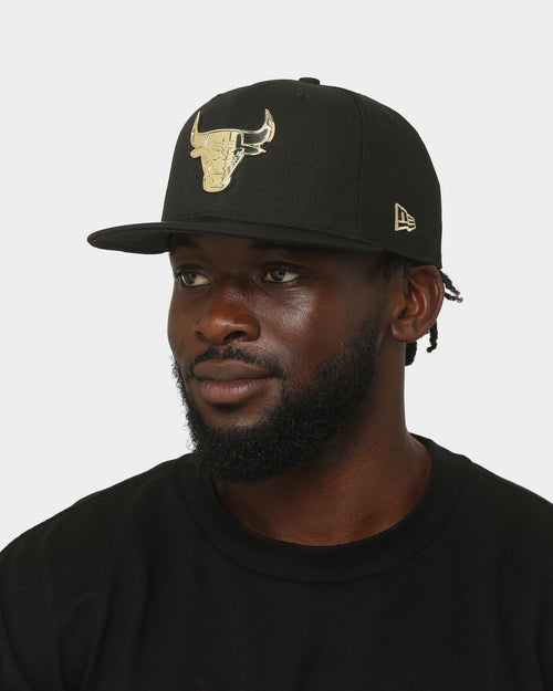 New Era Chicago Bulls 'Black Gold' 59FIFTY Fitted Black/Gold Metallic