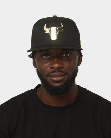 New Era Chicago Bulls 'Black Gold' 59FIFTY Fitted Black/Gold Metallic