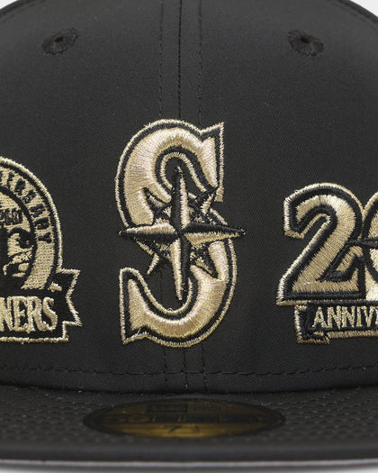 New Era Seattle Mariners 'Black Gold Multi Prolight' World Series 59FIFTY Fitted Black/Gold