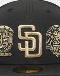 New Era San Diego Padres 'Black Gold Multi Prolight' World Series 59FIFTY Fitted Black/Gold
