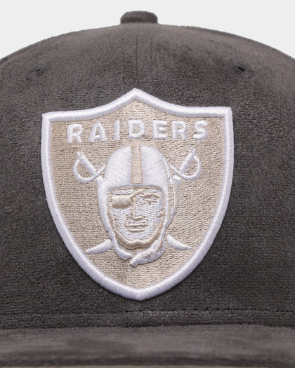 New Era Oakland Raiders 'Suedes Of Grey' 59FIFTY Fitted Grey