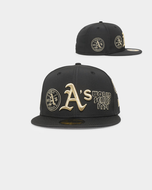 New Era Oakland Athletics 'Black Gold Multi Prolight' World Series 59FIFTY Fitted Black/Gold