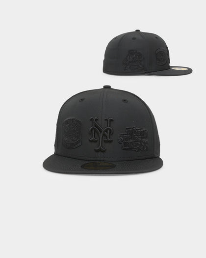 New Era New York Mets 'Triple Black Multi Logo Prolight' World Series 59FIFTY Fitted Black/Black